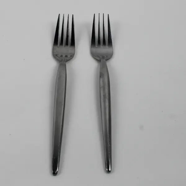 Lot of 2 Washington Forge Northern Sea Pattern SS Dinner Forks 8" Rare