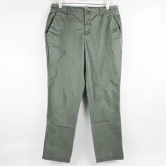 Gap Women's Size 6 Army Green Girlfriend Chino Tapered Leg Pants