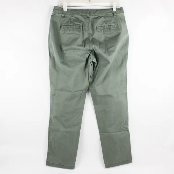 Gap Women's Size 6 Army Green Girlfriend Chino Tapered Leg Pants