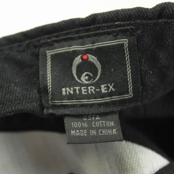 Lot of 2 Adjustable Baseball Caps Black Portland Winterhawks & Black Stavin