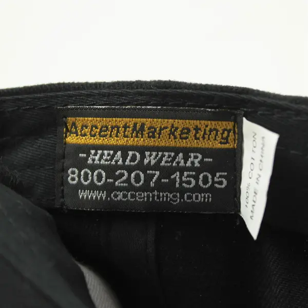 Lot of 2 Adjustable Baseball Caps Black Portland Winterhawks & Black Stavin