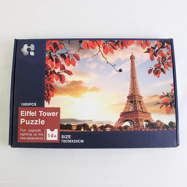 Eiffel Tower 1,000 Piece Jigsaw Puzzle 70 cm x 50 cm, Complete