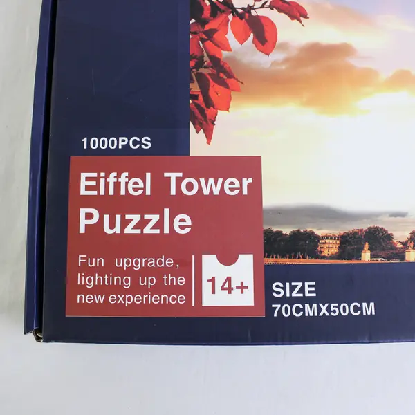 Eiffel Tower 1,000 Piece Jigsaw Puzzle 70 cm x 50 cm, Complete
