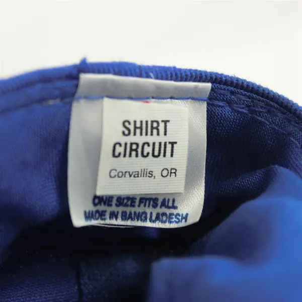 Lot of 2 Hats  Black Engineer Hat & Blue Palm Harbor Homes Adjustable Cap