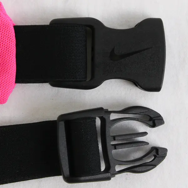 Nike Slim Running Waist Pack Adult Unisex Active Pink/Black/Silver