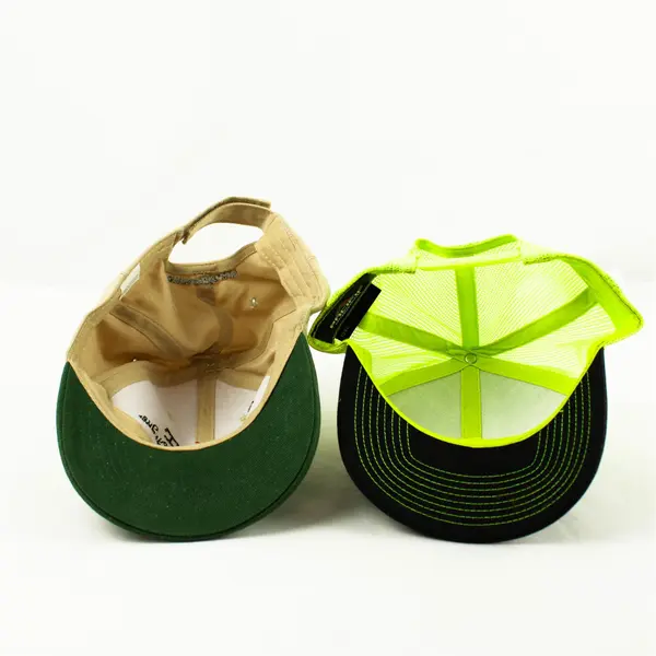 Lot of 2 Adjustable Baseball Caps Platt Electric Brown & J Road Construction