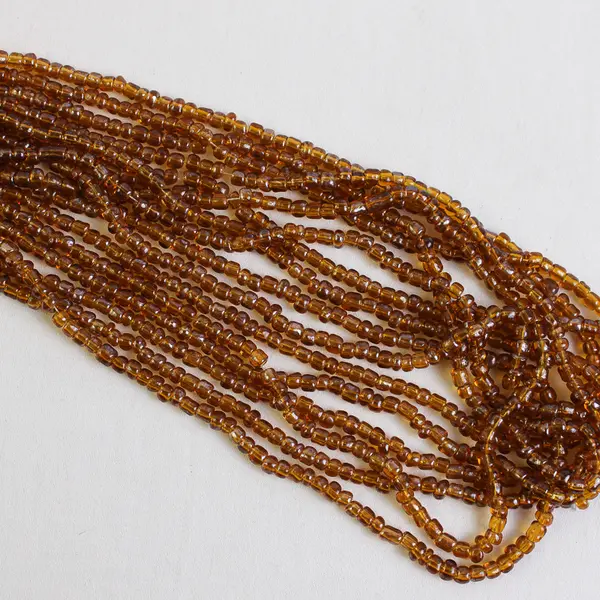 Blue Moon Glass Seed Bead Strands Brown Luster, 8 pc., 2011 New BM22438