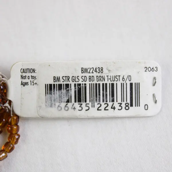 Blue Moon Glass Seed Bead Strands Brown Luster, 8 pc., 2011 New BM22438
