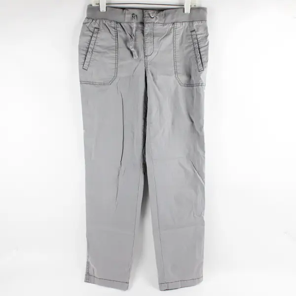 Great Northwest Indigo Women's Sz 6 Gray Cotton Blend Stretch Tapered Leg Pants