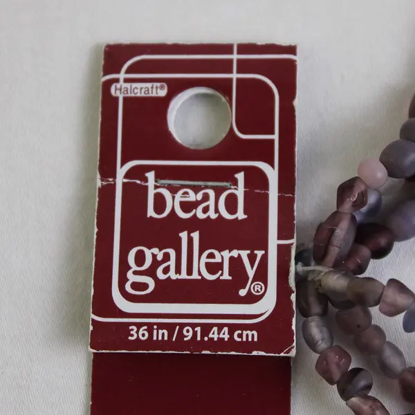 Bead Gallery Purple Glass Small Mix String Beads, #85922 New 