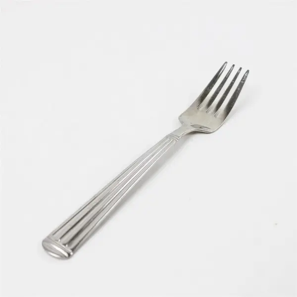 Lot of 3 Wallace Silver Column Pattern 18/10 SS Salad Forks 7.25" Rare HTF Piece