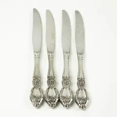 Set of 4 Oneida Plantation Stainless Modern Hollow Knives