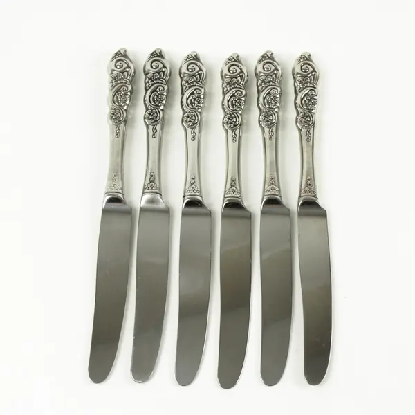 Set of 6 Oneida Barcelona Stainless "New French" Hollow Knives