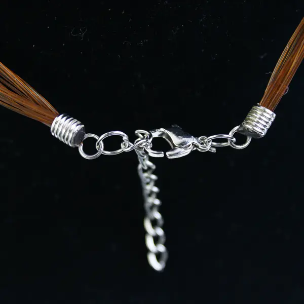 12-Strand Brown Seed Bead Fashion Necklace 9" Long