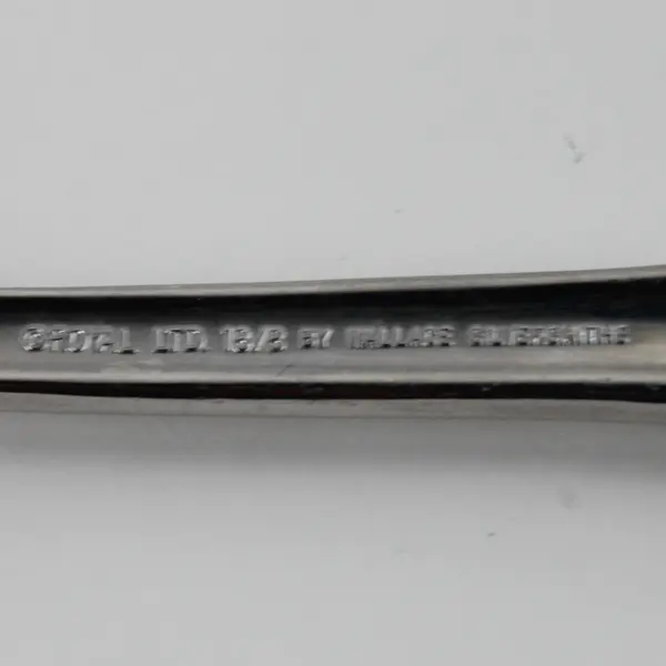 Lot of 3 Wallace Silver Colby Pattern 18/8 SS Oval-Shaped Soup Spoons 6.75" Rare