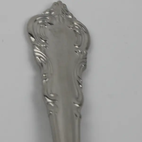 Lot of 2 Wallace Silver Charlottesville Pattern 18/8 SS Sugar Spoons Rare HTF 6"