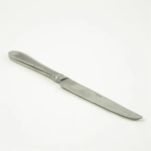 Set of 4 Oneida Satin Garnet Stainless "New French" Solid Knives