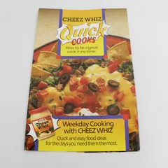 Vintage Kraft Cheez Whiz Quick Cooks Recipe Pamphlet 1993