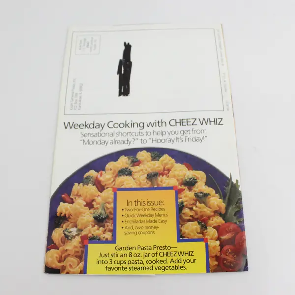 Vintage Kraft Cheez Whiz Quick Cooks Recipe Pamphlet 1993
