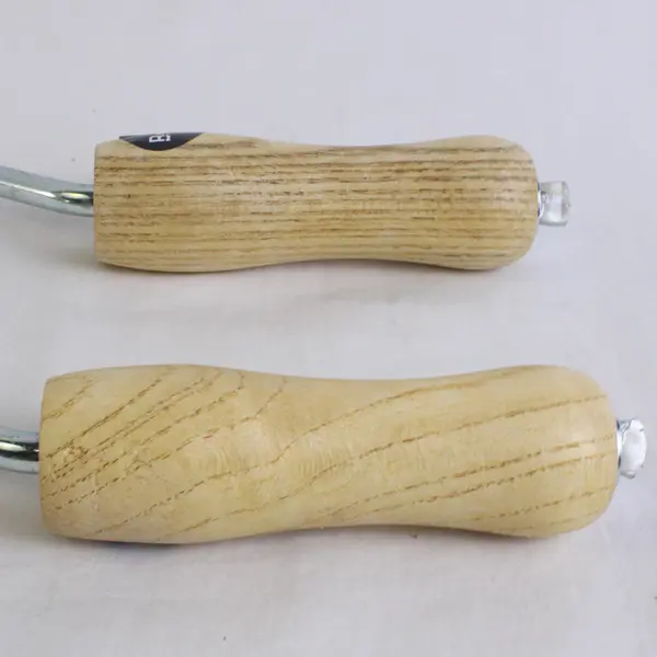 Set Of 2 Matching Breezily Wire Twister Pistol Grip Wooden Handle Hook