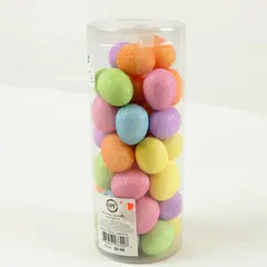 SPC Glitter Eggs Assorted Colors Decorative Holiday Craft Accents