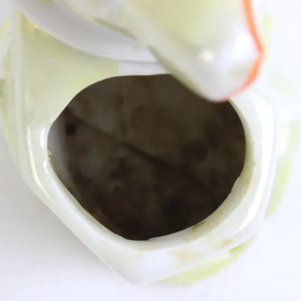 VTG 1930's Japanese Lusterware Porcelain Cubist-Style French Bulldog Pin Cushion