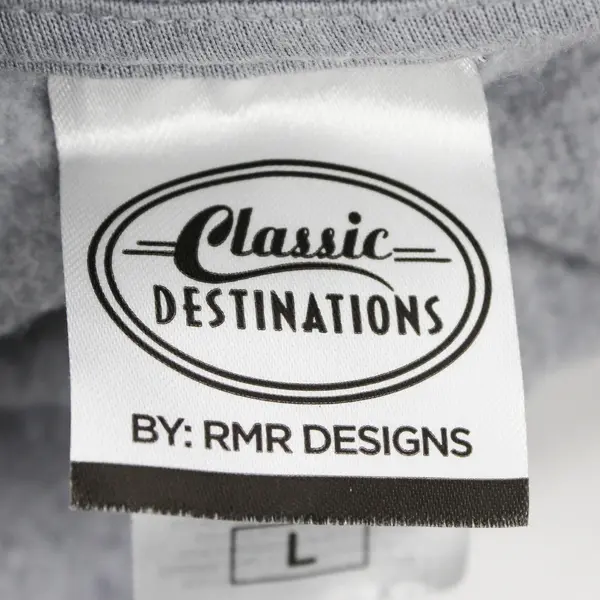 RMR Designs Classic Destinations Adult L Gray 1/4 Zip Salt Lake City Sweater