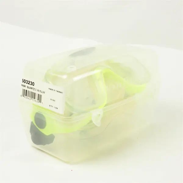 Aqua Lung Quartz 3 Tempered Glass Mask Neon/Clear Scuba Diving Snorkeling Dive