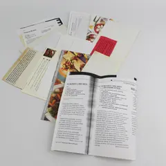 Lot Of Vintage Printed Cooking Recipes Ephemera Snacks Meals Desserts