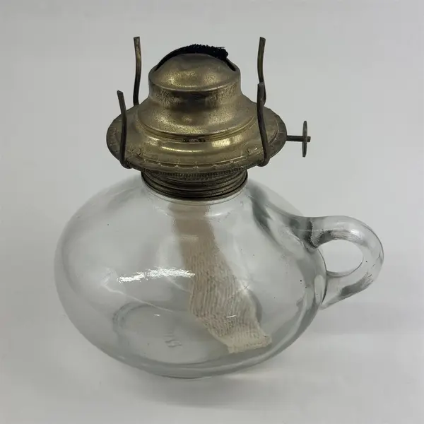 Vintage Kaadan Ltd Oil Lamp Clear Glass  