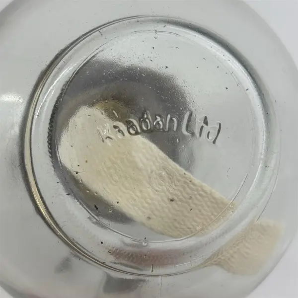 Vintage Kaadan Ltd Oil Lamp Clear Glass  