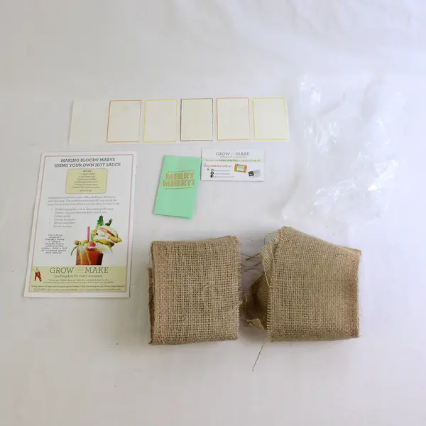 Grow And Make Crafting Kits Deluxe Hot Sauce Culinary Making Kit (6 Bottles)