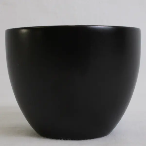 Baileys Irish Cream Black/Red "Mine" Small Round Ceramic Cup 2.75" Tall 3.5" Dia