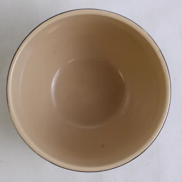 Baileys Irish Cream Black/Red "Mine" Small Round Ceramic Cup 2.75" Tall 3.5" Dia