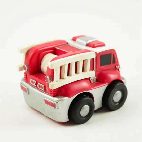Lot of 3 Toddler Toy Vehicles Fire Truck, School Bus & Loader