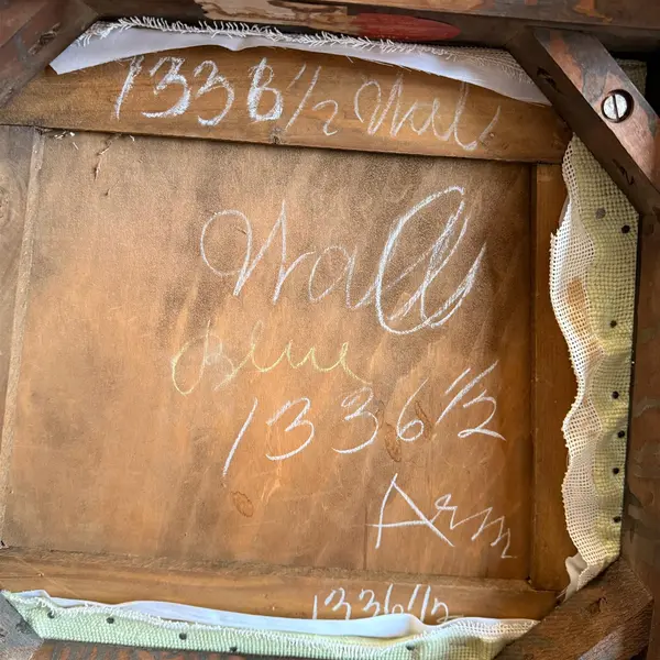 Vintage John Breuner Rose Needlepoint Cane Back Chair - Local Pickup Only