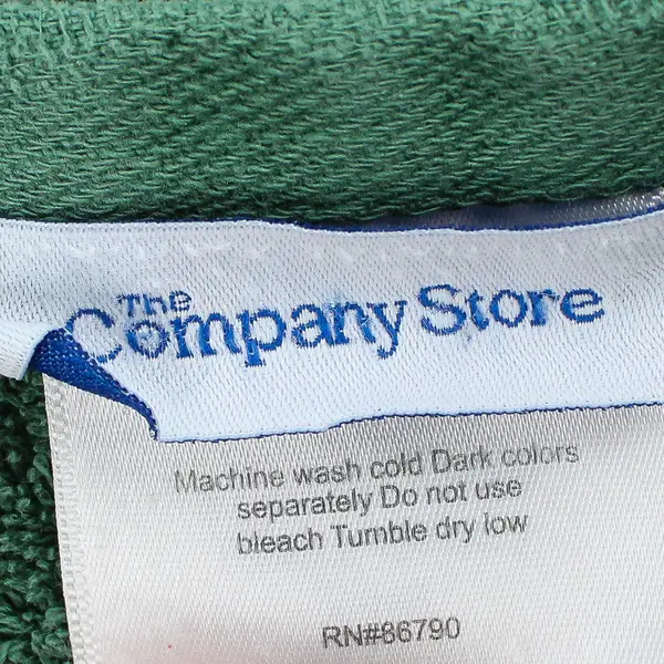 Lot Of 6 The Company Store Solid Green 100% Cotton Towels 2 Wash, 2 Hand, 2 Bath