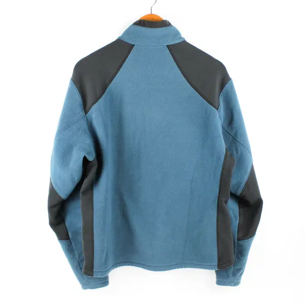 REI Men's M Teal & Black Polartec Long Sleeve Full Zip Jacket