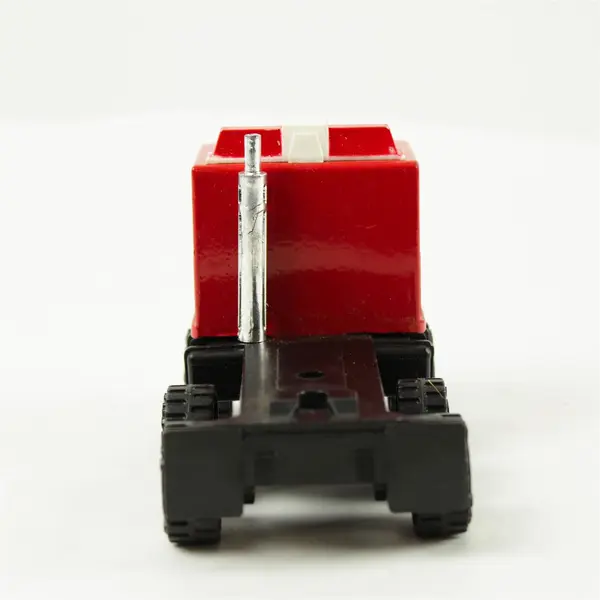 Vintage 1987 Remco Fire Rescue Semi Truck Cab Die-Cast Red/Black