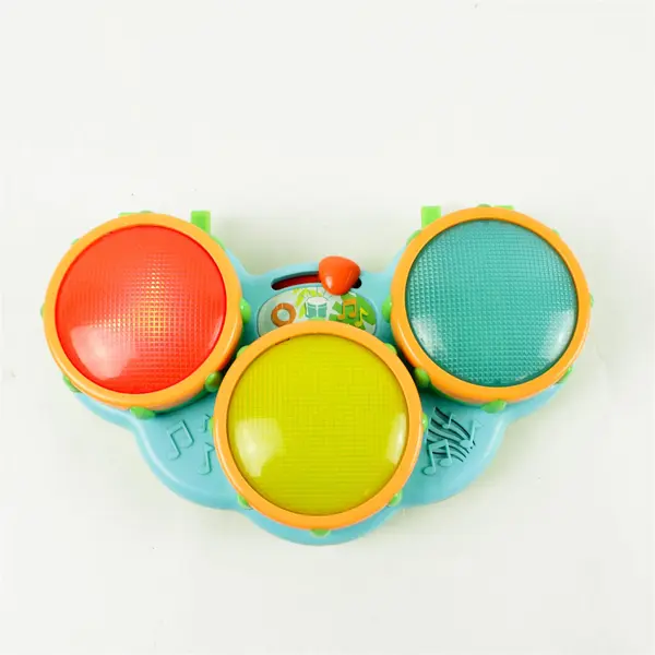 Bright Starts Safari Beats Musical Learning Toy Drums Animal Sounds Push Lights