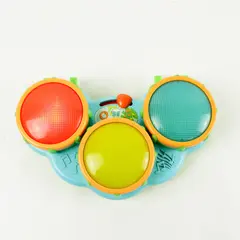 Bright Starts Safari Beats Musical Learning Toy Drums Animal Sounds Push Lights