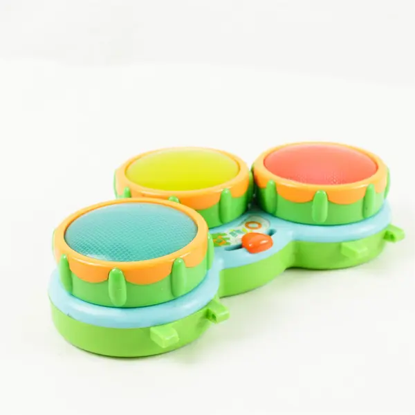 Bright Starts Safari Beats Musical Learning Toy Drums Animal Sounds Push Lights