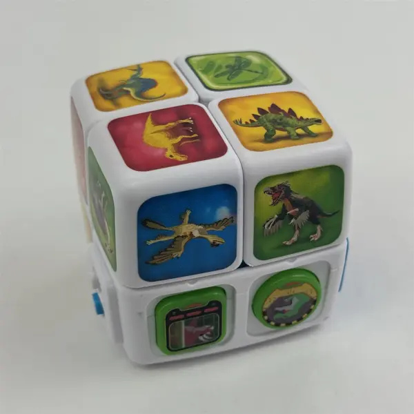 VTech Twist Adventures Dino Discoveries Interactive Cube Toy Learning Kids 3+