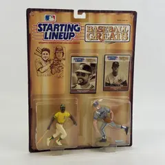 1990 Kenner Starting Lineup Baseball Greats Reggie Jackson and Don Drysdale NIP