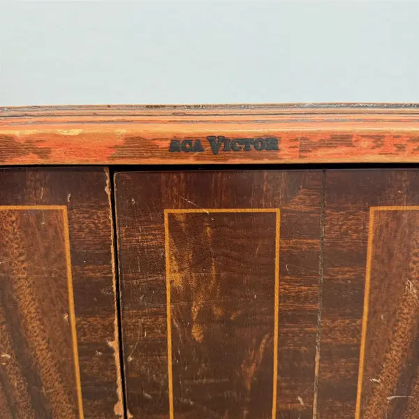 Vintage RCA Victor Victrola Empty Wood Radio Cabinet  - Local Pickup Only