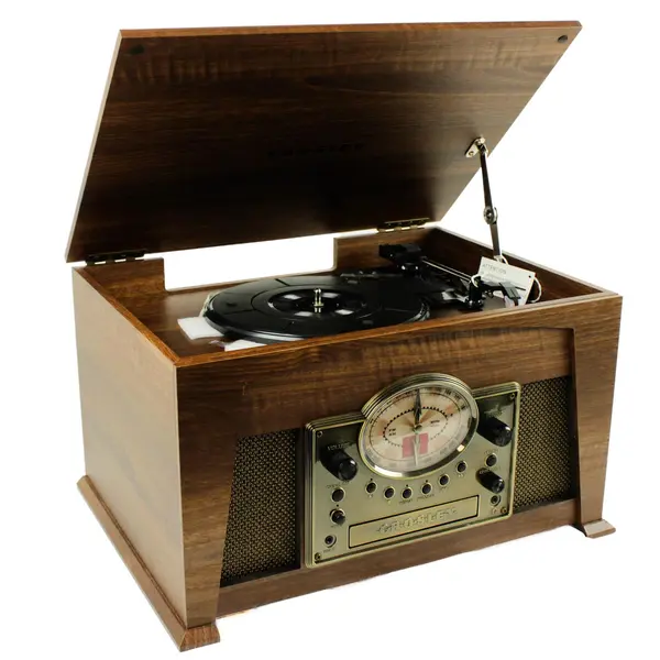 Crosley CR7015A-WA Vintage 6-in-1 Phonograph Turntable Radio Tested