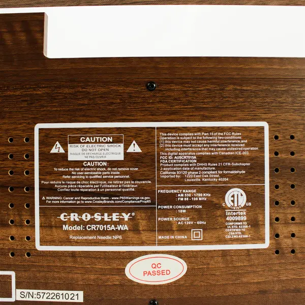 Crosley CR7015A-WA Vintage 6-in-1 Phonograph Turntable Radio Tested