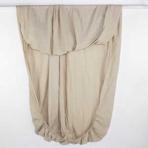 Walmart Solid Beige Color Queen Fitted Bed Sheet (60" x 80") Cotton/Polyester