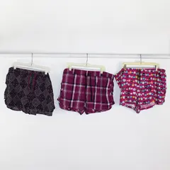 Lot of 3 Secret Treasures Women's 2X Multicolor and Patterned Sleep Shorts