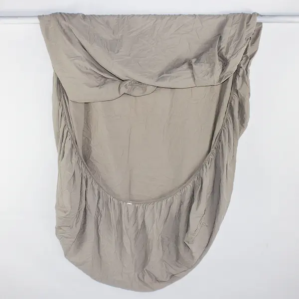 Mainstays Walmart Solid Beige Color Queen Fitted Bed Sheet Queen (60" x 80")